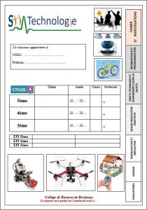 PodEduc - Page De Garde Du Classeur De Technologie