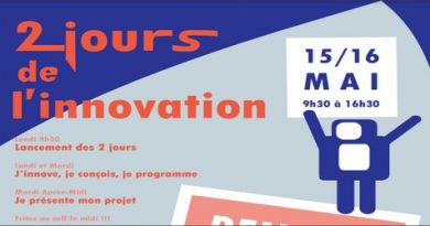 Journées de l’innovation – Lycée Georges Leygues – 15/16 Mai