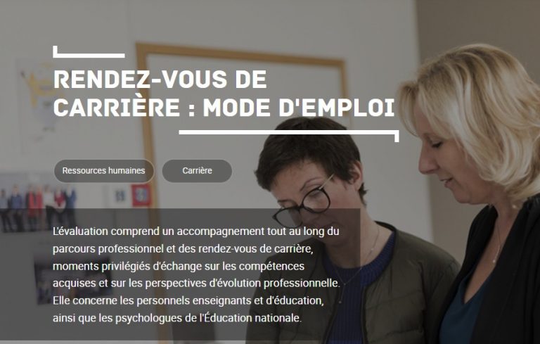 Rendez-vous de carrière – Mode d’emploi – Technologie Collège