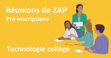 Préinscription aux réunions de ZAP (jusqu’au 25 novembre 2024)