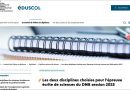 Les deux disciplines choisies pour l’épreuve écrite de sciences du DNB session 2025