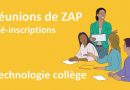 URGENT – Préinscription aux réunions de ZAP 2025-26