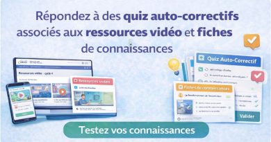 Quiz auto-correctifs