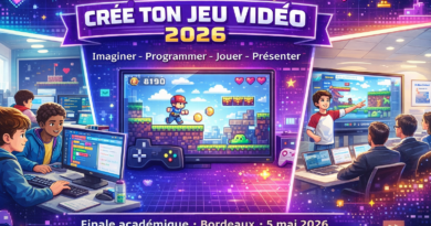🎮 Concours “Crée ton jeu vidéo 2026” Les 10 finalistes sélectionnés pour la grande finale académique !