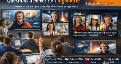 Inscription “Questions d’élèves à propos de l’ingénierie” – 5 dates de Masterclasses