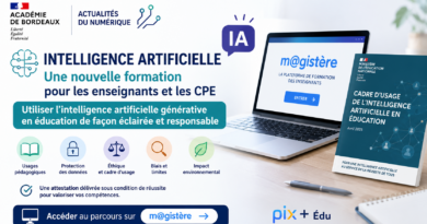 Intelligence artificielle : un nouveau parcours Pix+ Édu pour les enseignants et les CPE