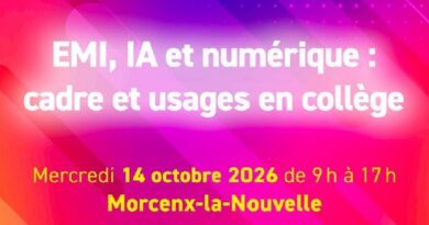 Invitation à la troisième journée départementale Éducation aux Médias et à l’Information du département des Landes le mercredi 14 octobre 2026